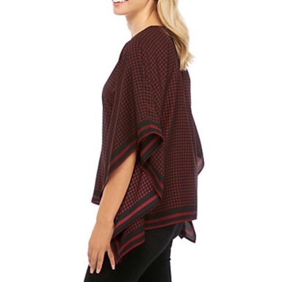 NWT MICHAEL KORS Poncho Blouse - Picture 5 of 5